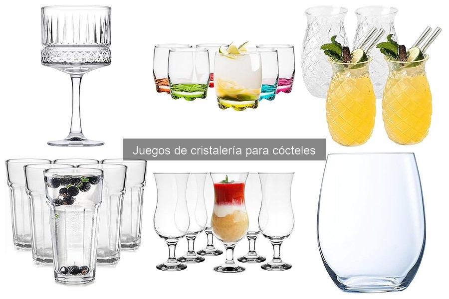 Consejos para Decorar Cócteles según la Cristalería