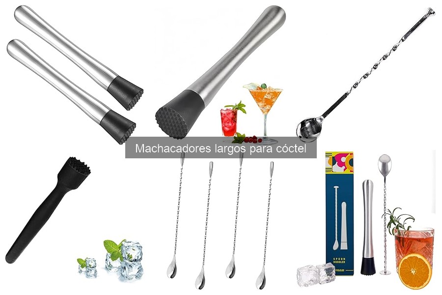 Consejos para Elegir el Mejor Machacador Largo para Cócteles