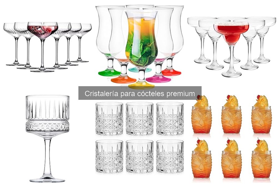 Consejos para mantener la cristalería premium de cócteles