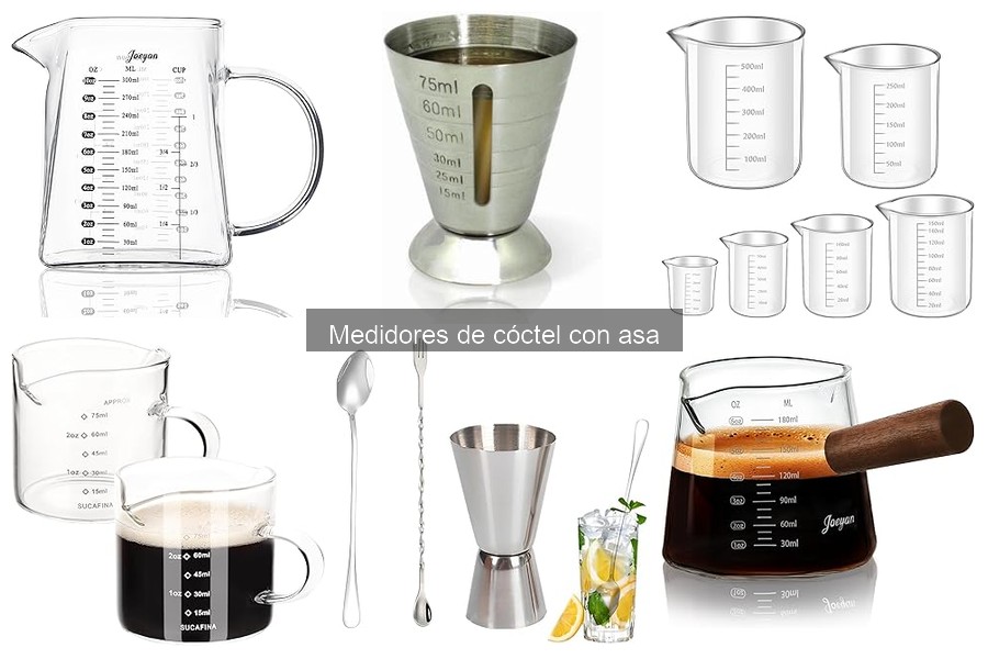 Consejos para usar correctamente un medidor de cóctel con asa