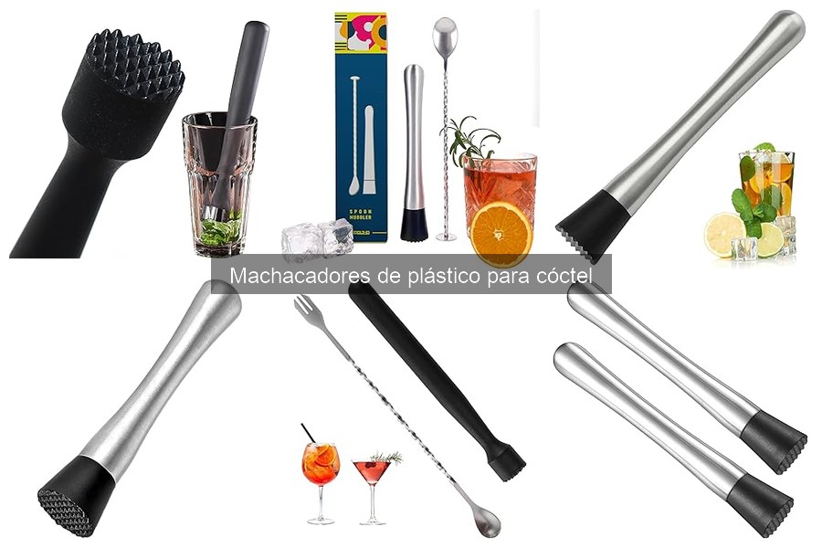Consejos para usar un machacador de plástico en cócteles