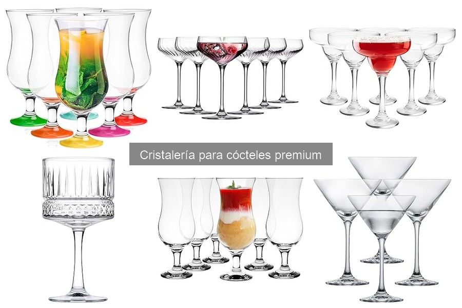 Cristalería perfecta para un bar moderno en casa