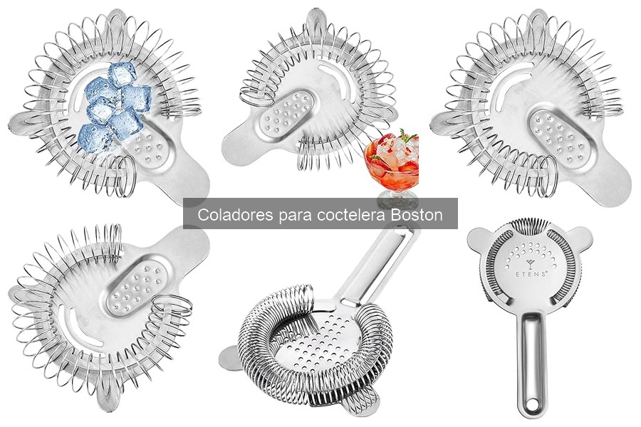 Cuándo usar un colador para coctelera Boston en mixología