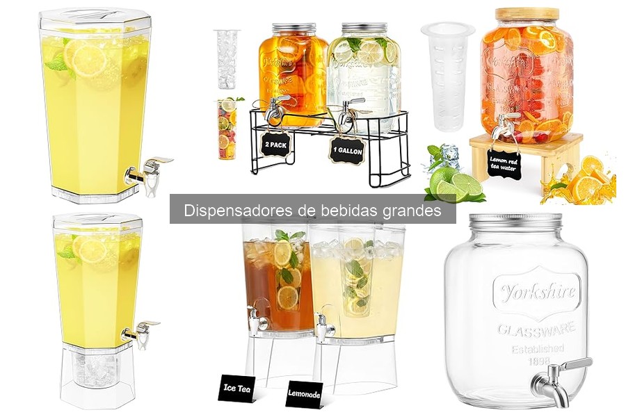 ¿Cuándo usar un dispensador de bebidas grandes en tu evento?