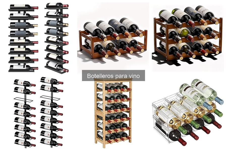 ¿Cuántas botellas de vino puede almacenar un botellero?
