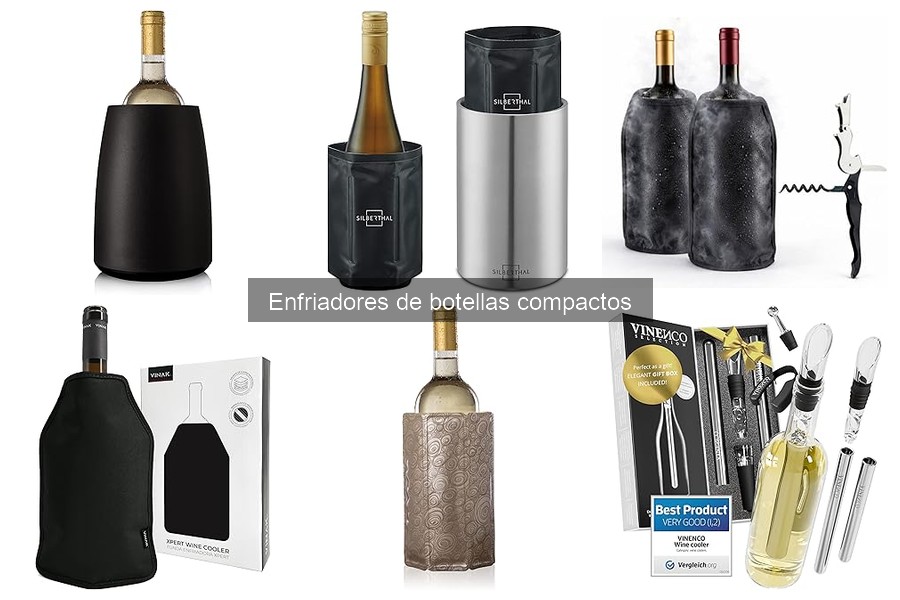 ¿Cuántas botellas puede enfriar un enfriador compacto?