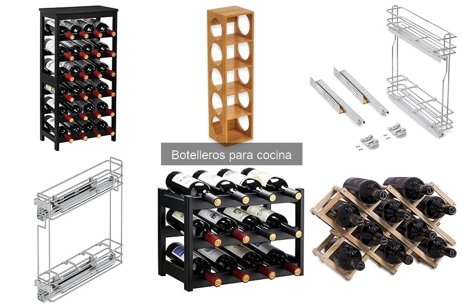 ¿Cuánto cuesta un botellero para cocina? Precios y tipos