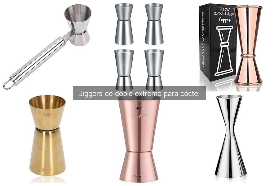 ¿Cuánto cuesta un jigger de doble extremo para cócteles?