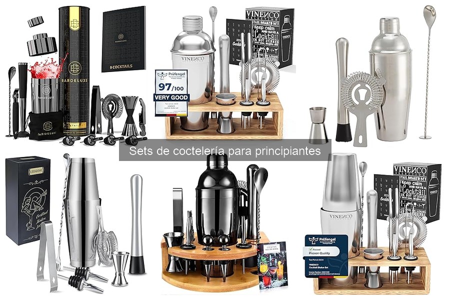 ¿Cuánto cuesta un set de coctelería para principiantes?