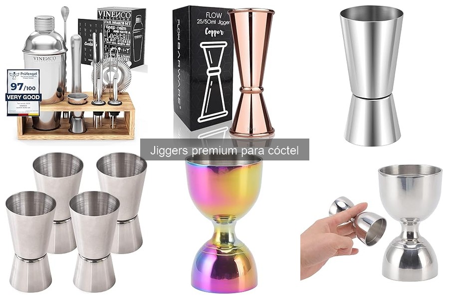 ¿Cuánto mide un jigger premium? Medidas y capacidades