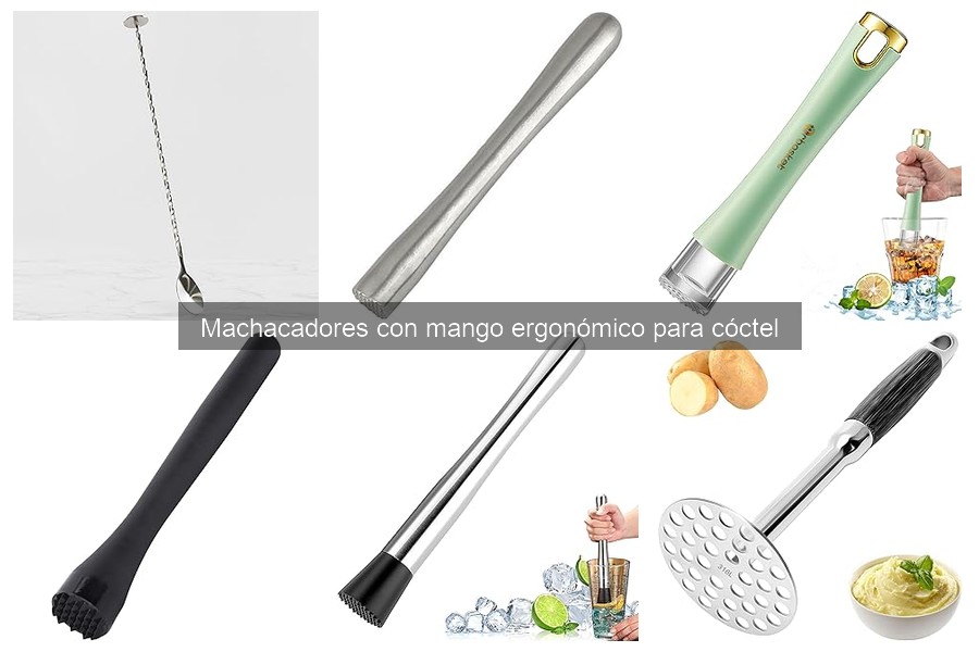 Cuidado y mantenimiento de machacadores ergonómicos para cócteles