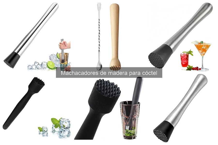 Cuidados y limpieza de machacadores de madera para cócteles