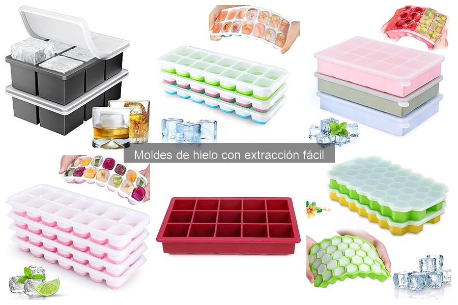 Cuidados y Limpieza de Moldes de Hielo con Extracción Fácil