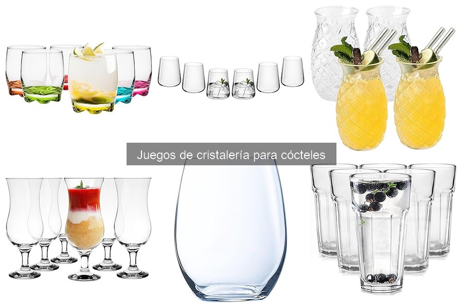 Cuidados y Mantenimiento de Juegos de Cristalería para Cócteles