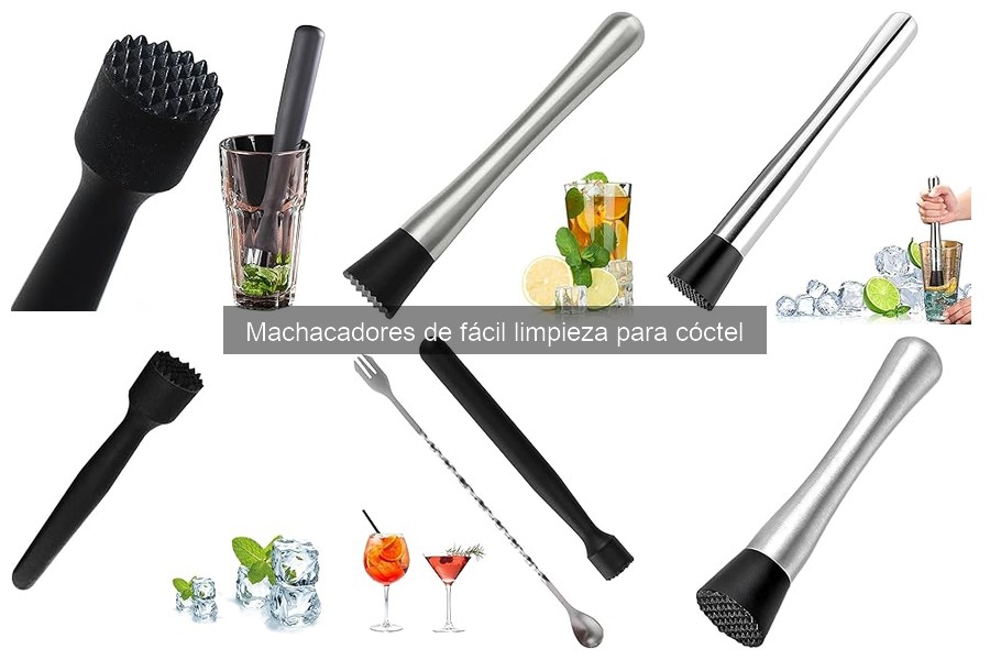 Descubre el Machacador de Fácil Limpieza para Cócteles