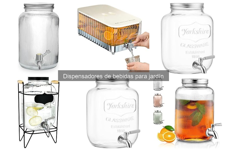 Descubre la capacidad ideal de un dispensador de bebidas para jardín