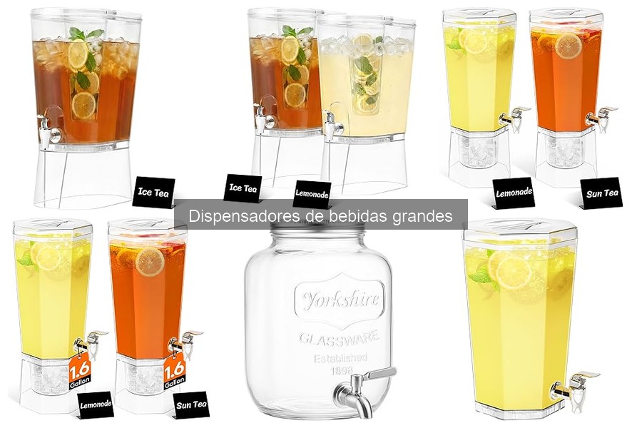 Descubre los tipos de dispensadores de bebidas grandes
