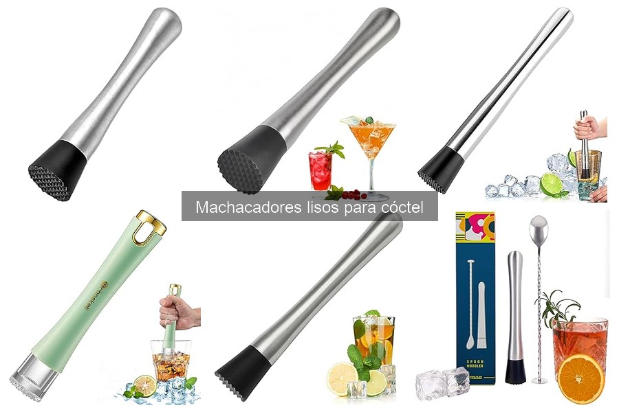 Descubre qué es un machacador liso para cócteles