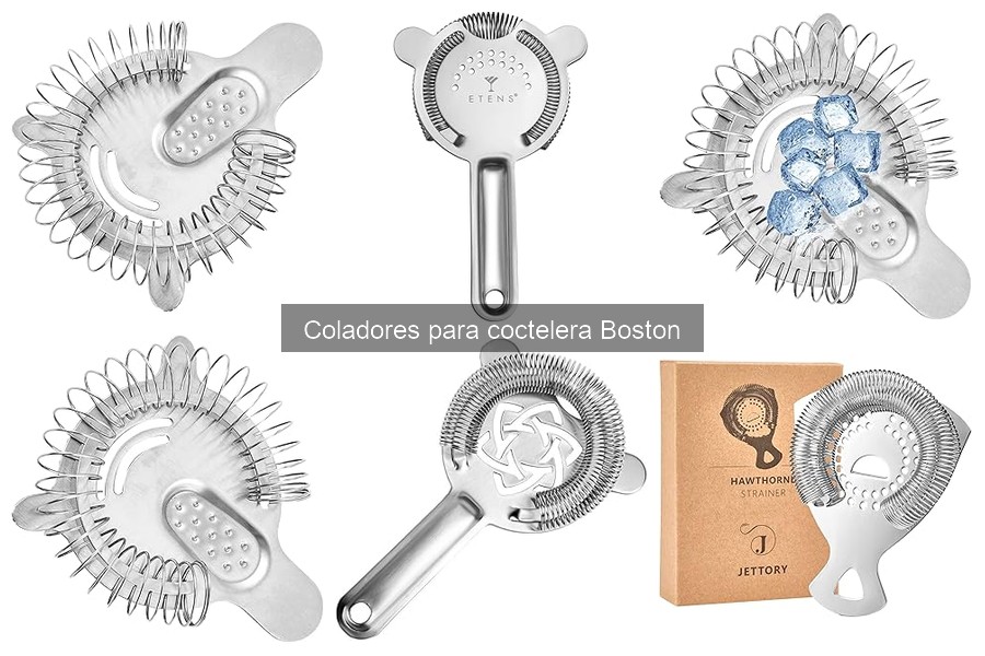 Diferencias entre colador Boston y Hawthorne para cocteles
