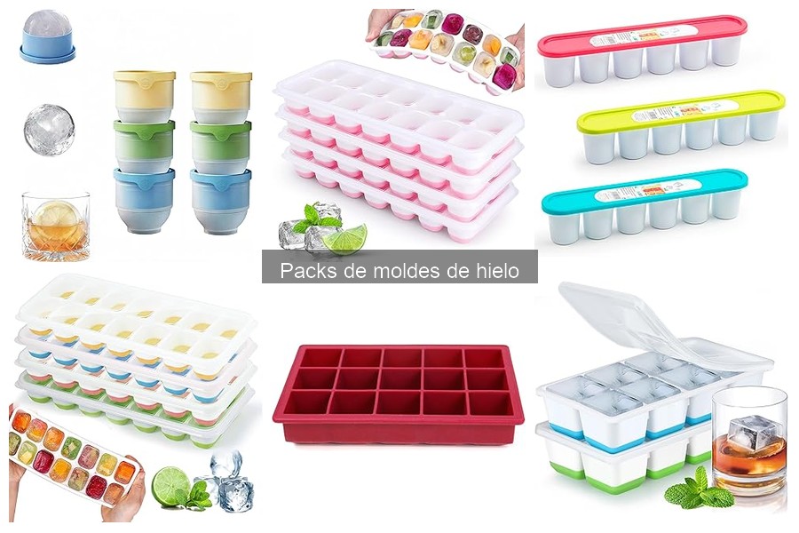 Diferencias entre moldes de hielo para cócteles y generales