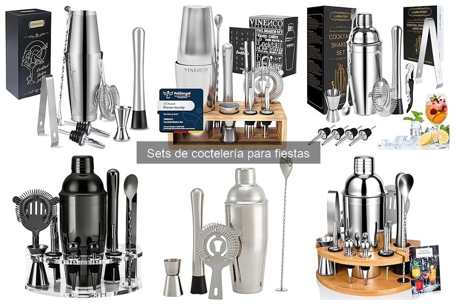 Diferencias entre sets de coctelería profesional y aficionado