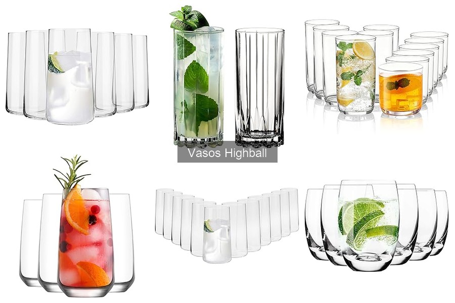 Diferencias entre vasos Highball y otros de coctelería