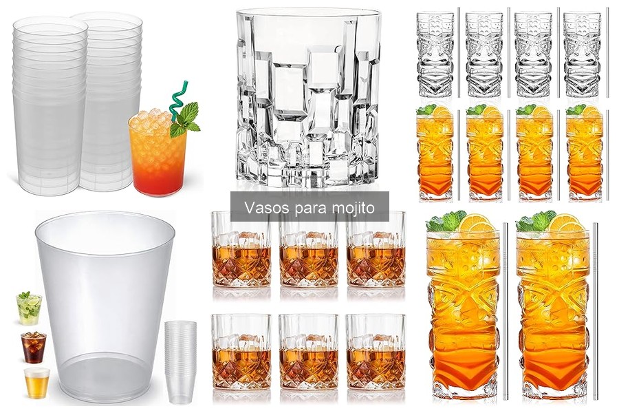 Diferencias entre vasos para mojito y otros vasos de cócteles