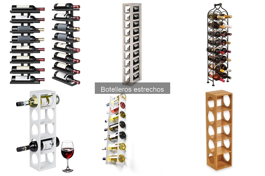 Diseños Elegantes de Botelleros Estrechos para tu Hogar