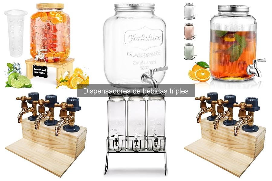 ¿Dispensador de bebidas triple para bebidas calientes?