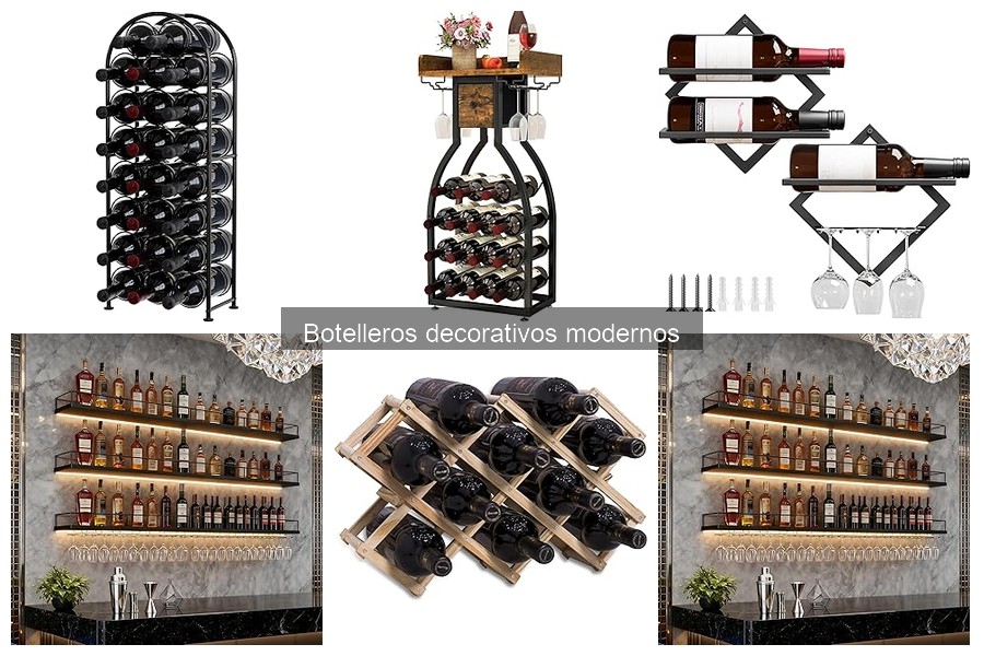 Dónde comprar botelleros decorativos modernos online