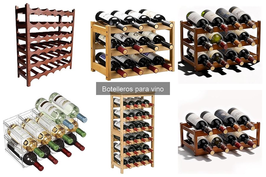 Dónde comprar botelleros para vino con descuento
