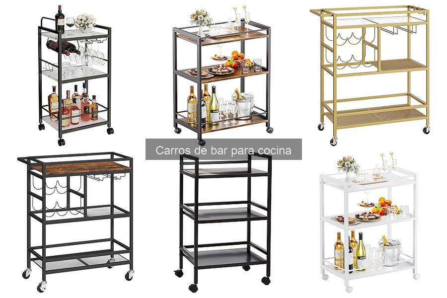 Dónde comprar carros de bar para cocina: mejores opciones