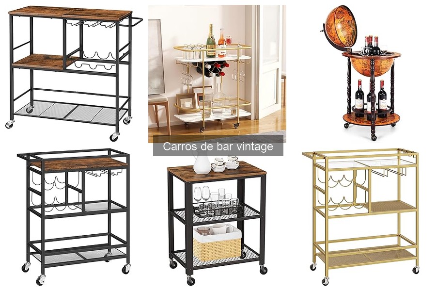 Dónde comprar carros de bar vintage: tiendas y precios