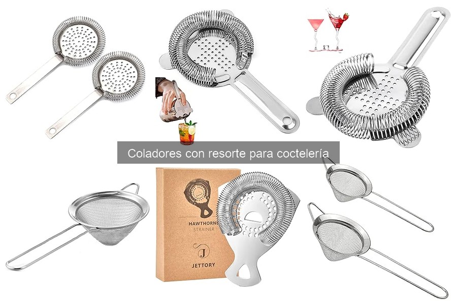 Dónde comprar coladores con resorte para coctelería
