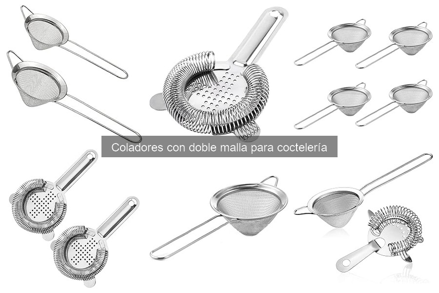 Dónde comprar coladores de doble malla para coctelería