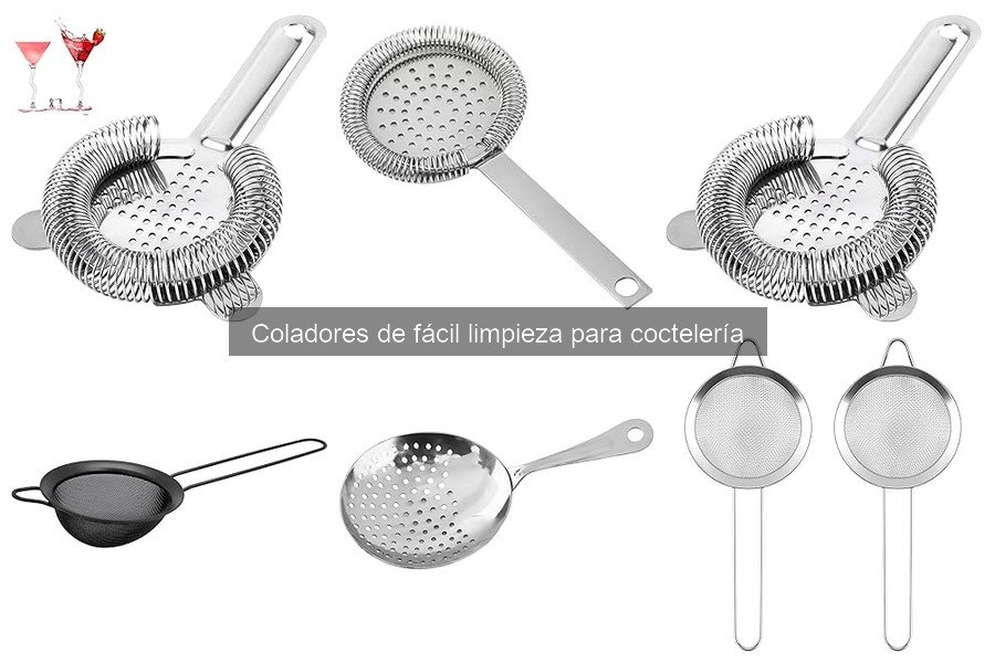 Dónde comprar coladores de fácil limpieza para coctelería