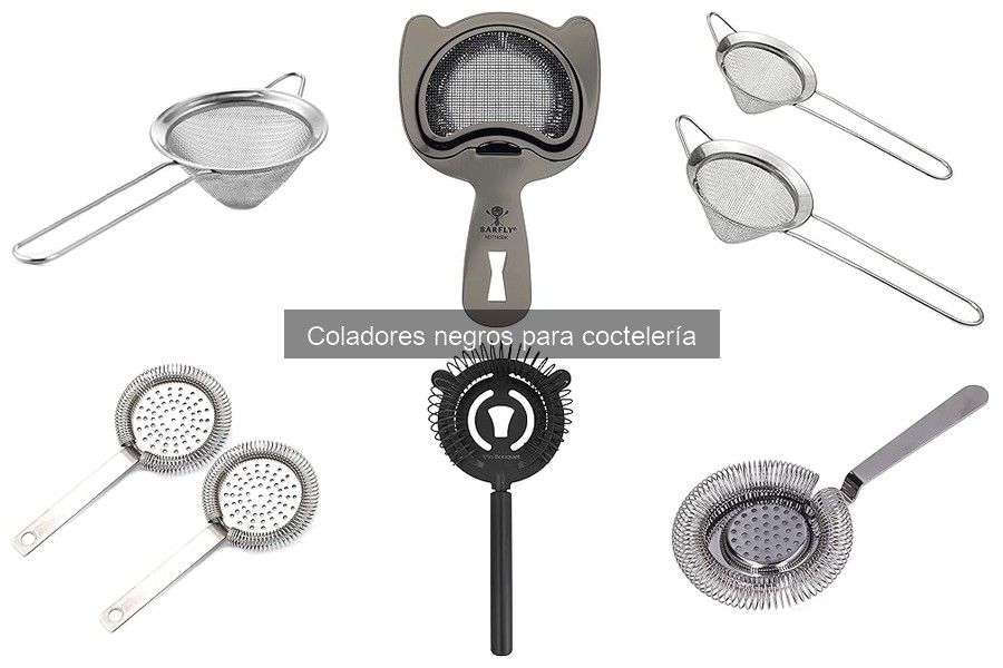 Dónde comprar coladores negros para coctelería: Guía 2023