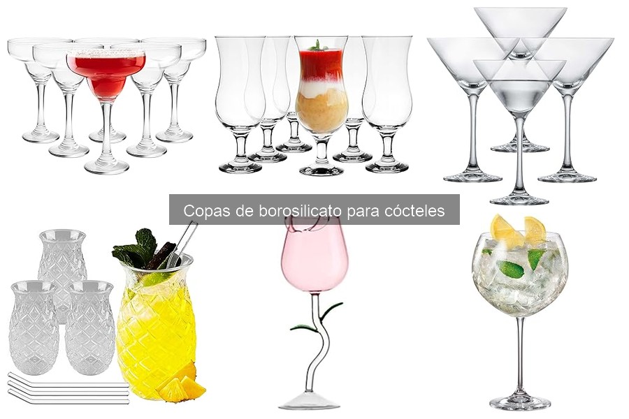 Dónde comprar copas de borosilicato para cócteles