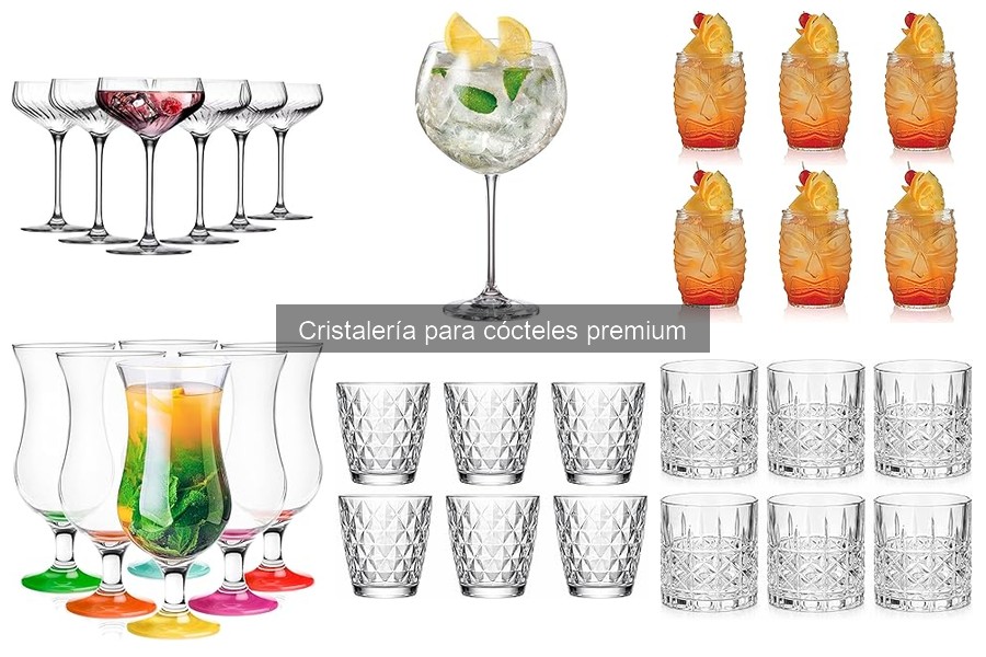 Dónde comprar cristalería premium para cócteles online