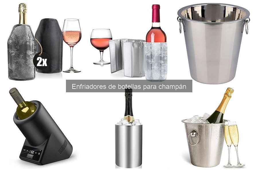 Dónde comprar enfriadores de botellas para champán baratos