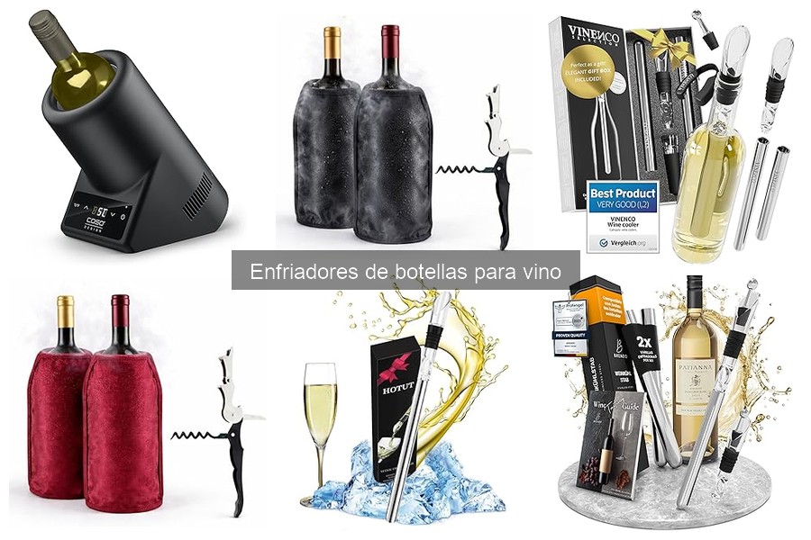 ¿Dónde comprar enfriadores de botellas para vino?