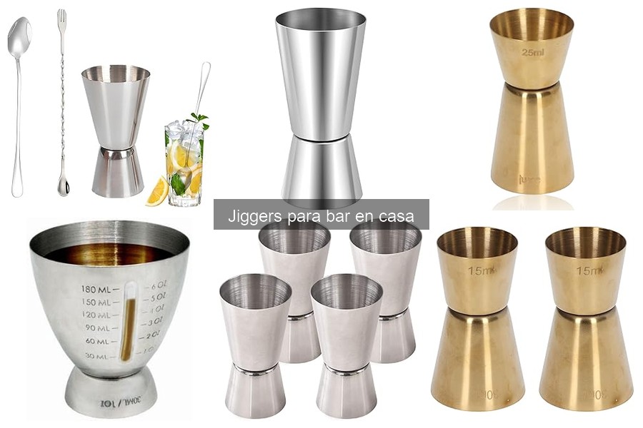 Dónde comprar jiggers de calidad para tu bar en casa