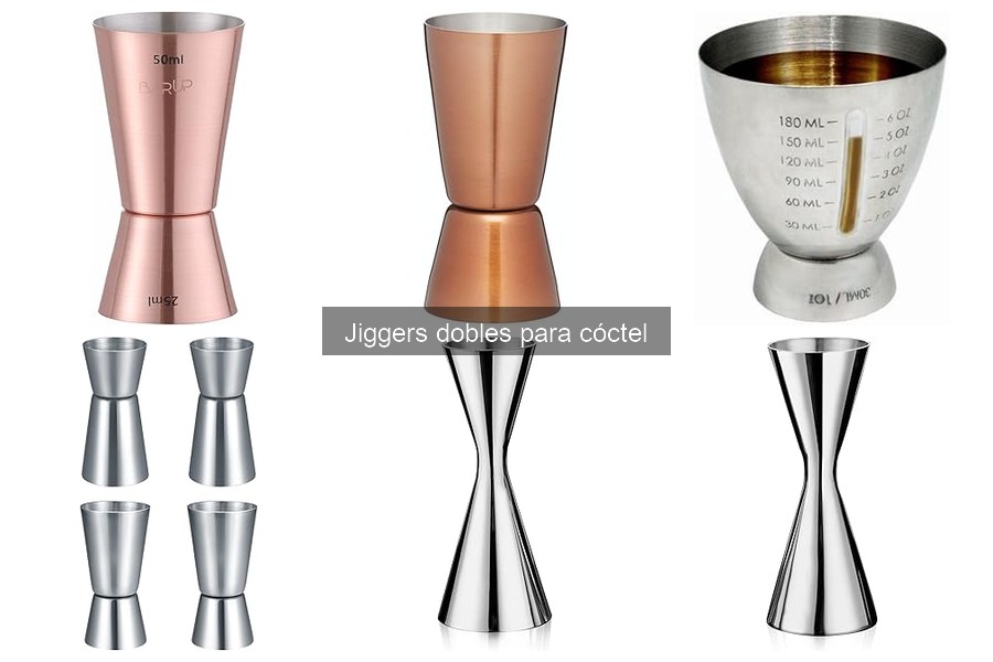 Dónde comprar jiggers dobles a buen precio para cócteles