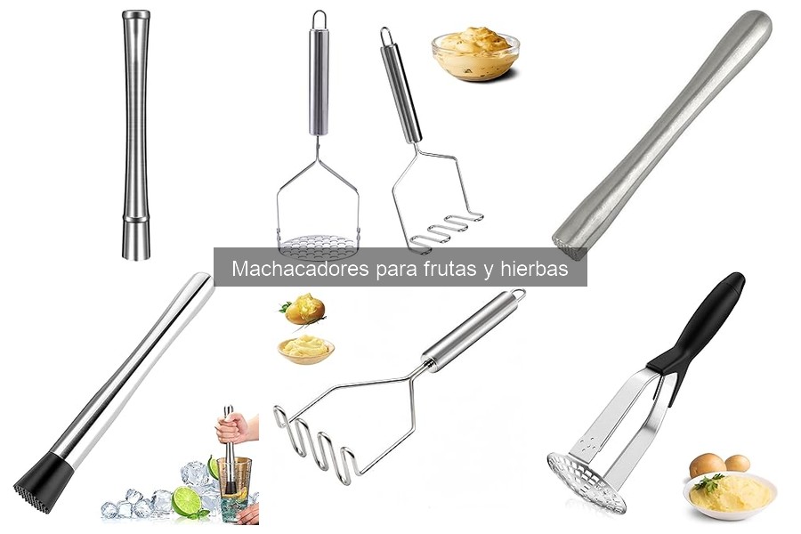 Dónde comprar machacadores para frutas y hierbas ideales