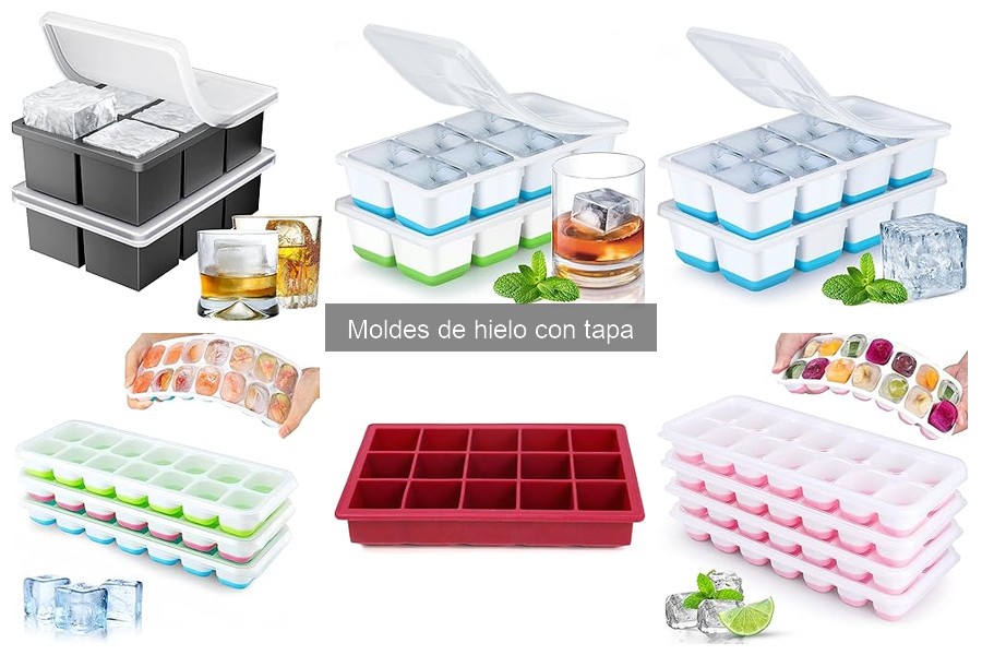 Dónde comprar moldes de hielo con tapa a buen precio