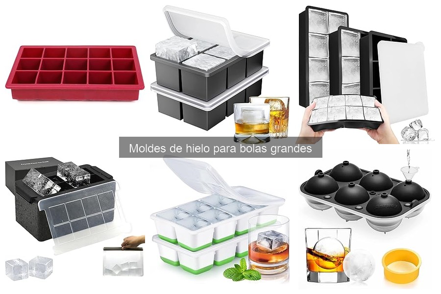 Dónde comprar moldes de hielo grandes: mejores opciones
