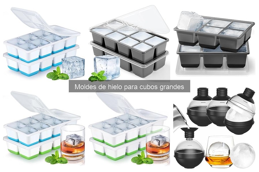 Dónde comprar moldes de hielo para cubos grandes en línea