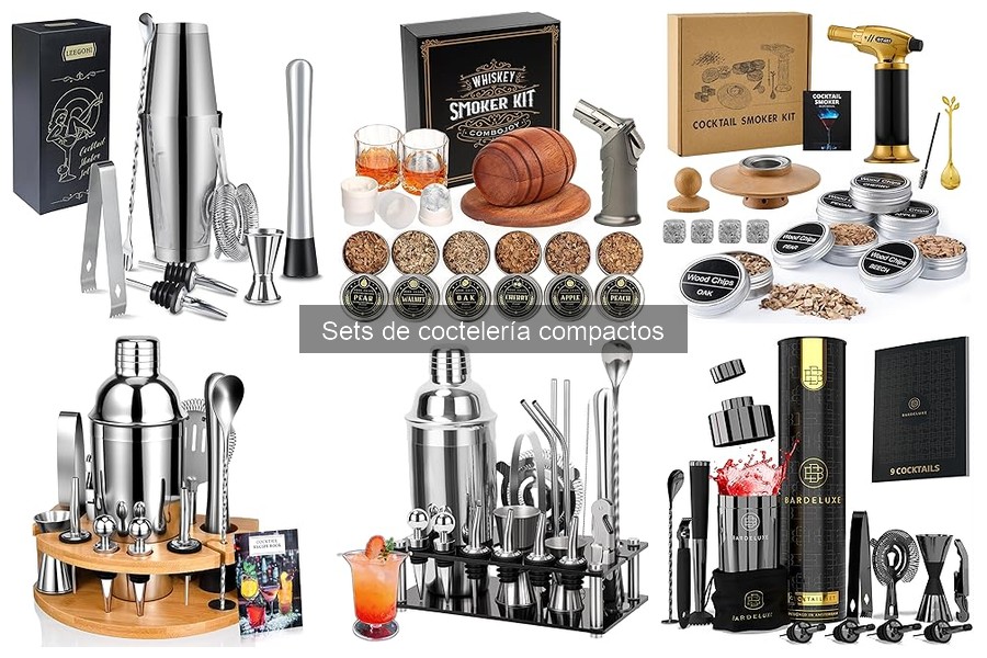 Dónde comprar sets de coctelería compactos en línea