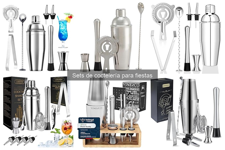 Dónde comprar sets de coctelería para fiestas a buen precio