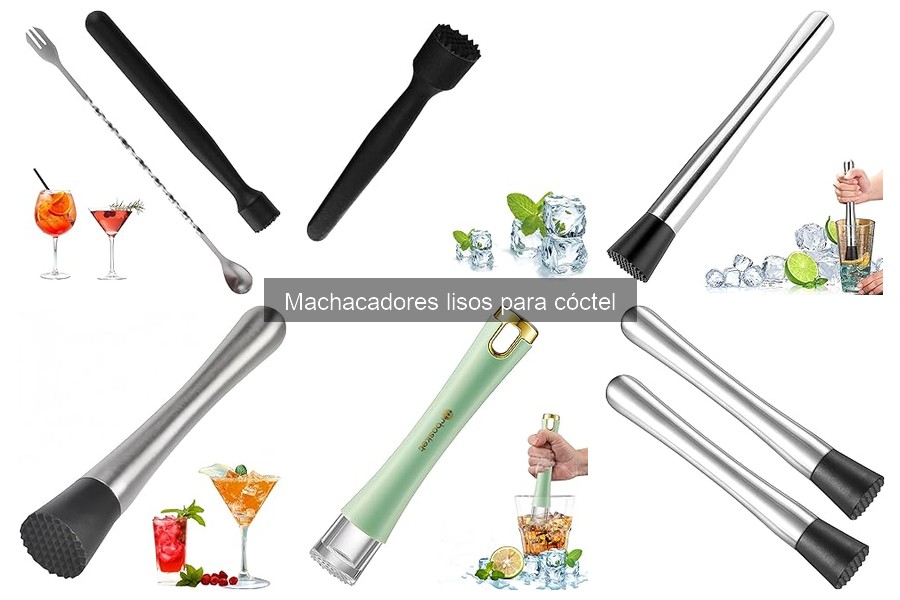 ¿Dónde comprar un machacador liso para cócteles?